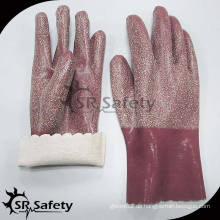 SRSAFETY Jersey Nitril Vollfinger Fischnetz Handschuhe